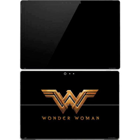 DC Comics Wonder Woman Gold Emblem Surface Pro 4 Skin